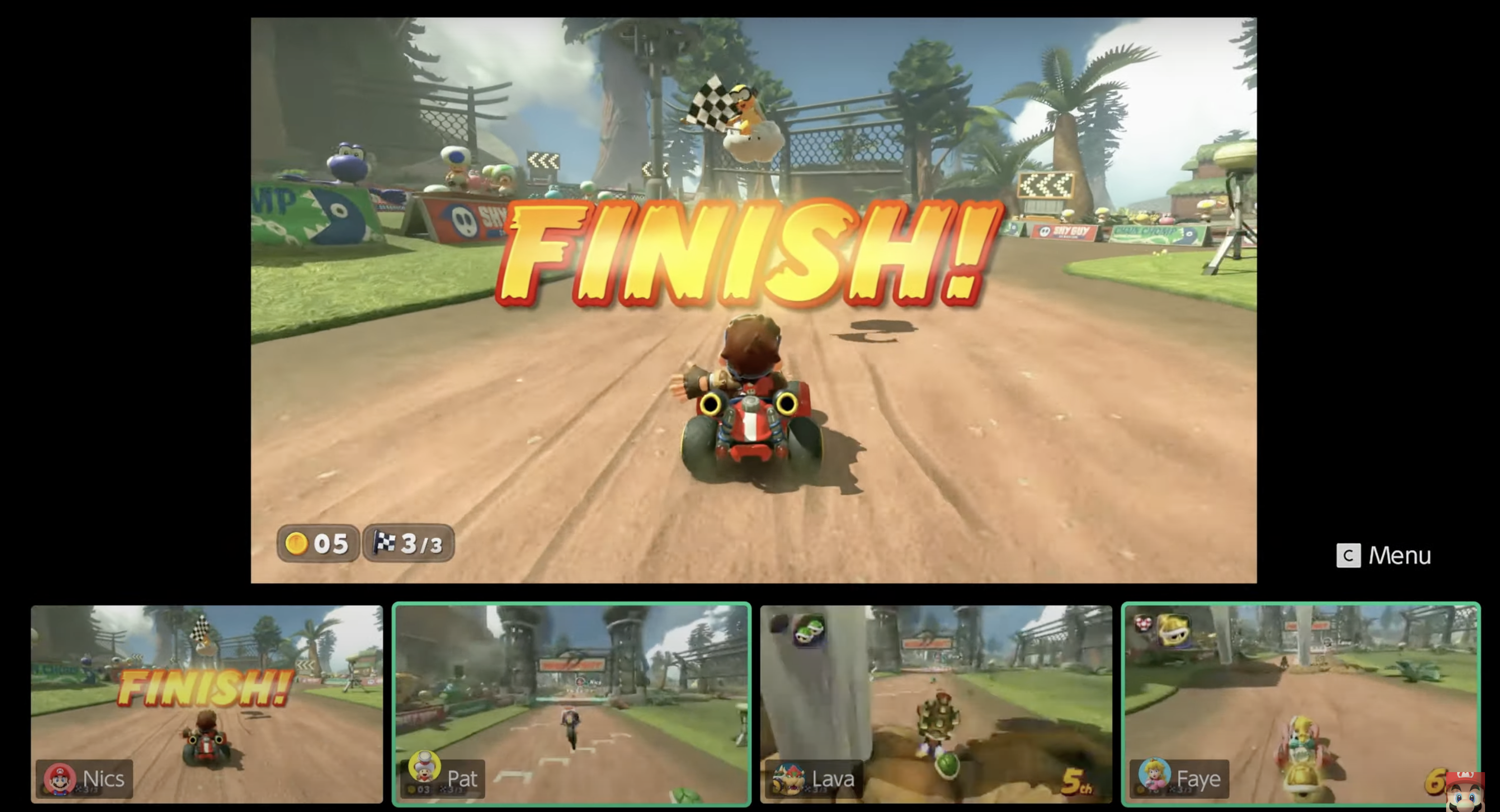 Nintendo Switch 2: Game Chat no botão "C"