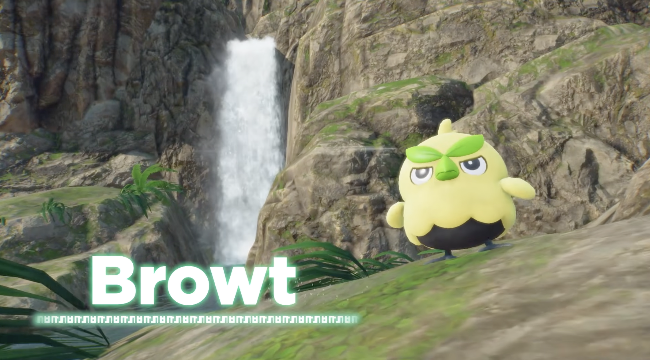 Pokemons iniciais da nova geração: Browt (Planta), Pombon (Fogo) e Gecqua (Água)