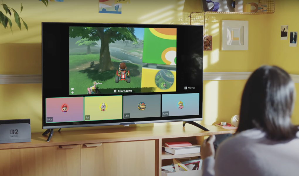 Nintendo Switch 2: Game Chat no botão 