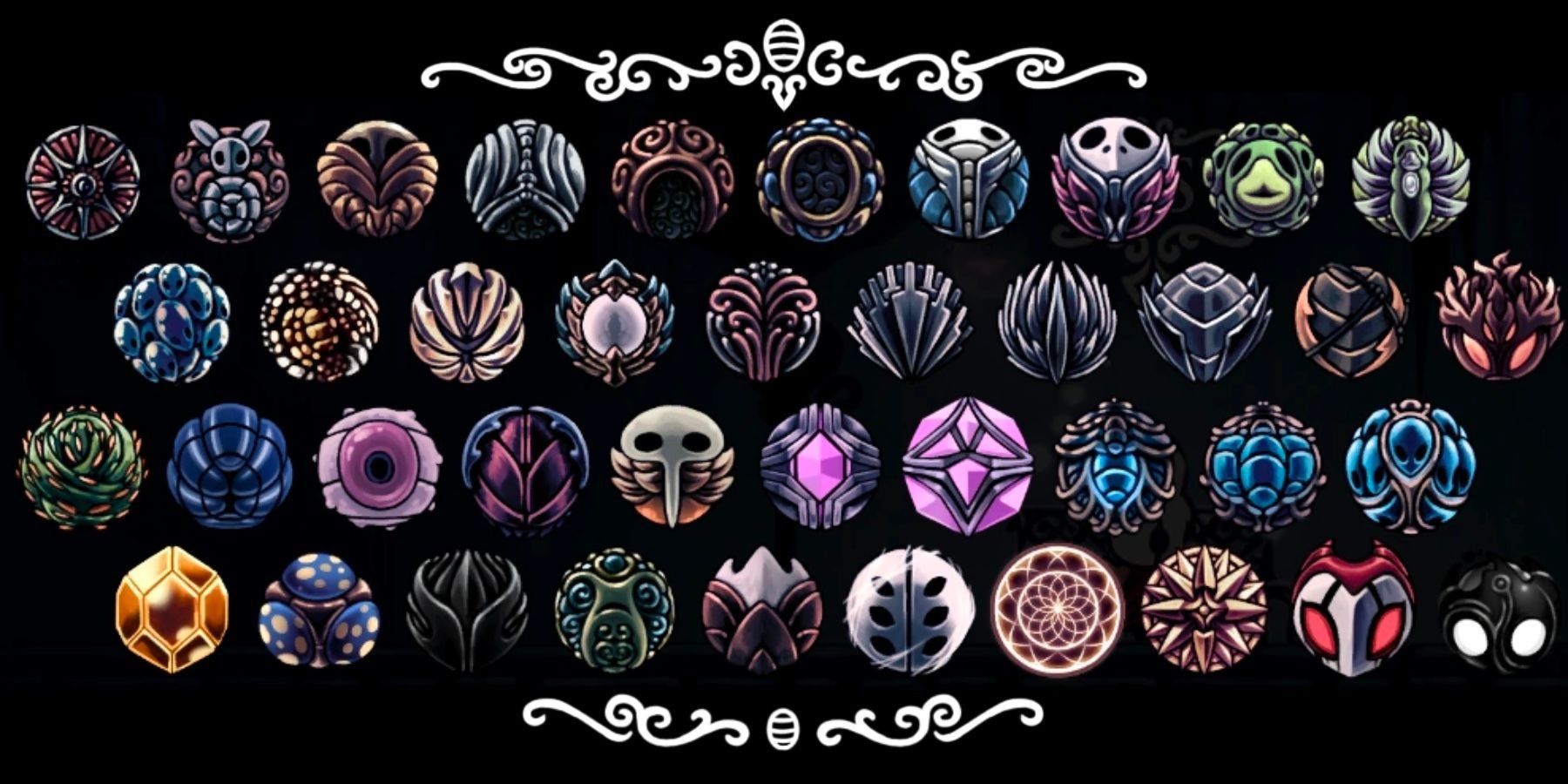 Melhores amuletos de Hollow Knight