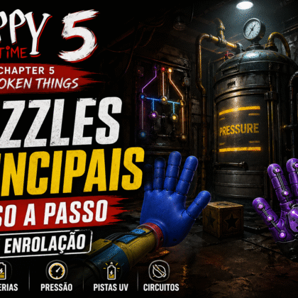 Poppy Playtime Chapter 5: puzzles principais (passo a passo) — sem enrolação